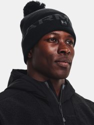 Čepice Under Armour Halftime Fleece Pom Man Black