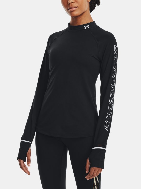 Tričko Under Armour OutRun the Cold LS Wmn black