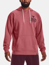 Mikina Under Armour Project Rock HG Hwt Terry Hdy Man Pink