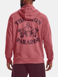 Mikina Under Armour Project Rock HG Hwt Terry Hdy Man Pink