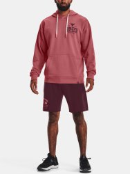 Mikina Under Armour Project Rock HG Hwt Terry Hdy Man Pink