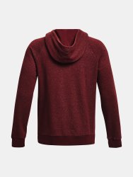 Mikina Under Armour Rival Fleece 1/2 Zip HD Man Red