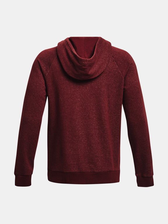 Mikina Under Armour Rival Fleece 1/2 Zip HD Man Red