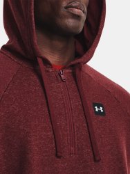 Mikina Under Armour Rival Fleece 1/2 Zip HD Man Red