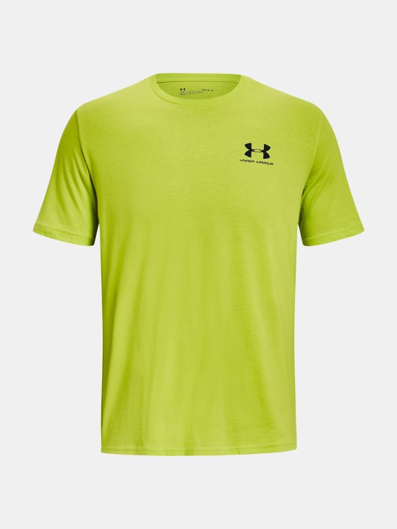 Tričko Under Armour Sportstyle Lc Ss Man gray green