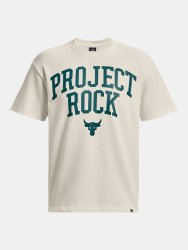 Tričko Under Armour Project Rock HW Terry T Man white