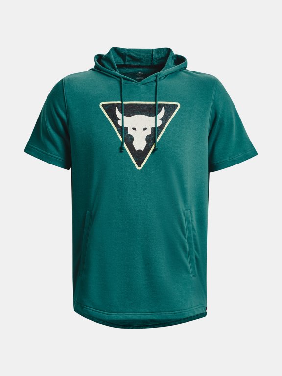 Mikina Under Armour Project Rock Terry SS HD Fam Man Green