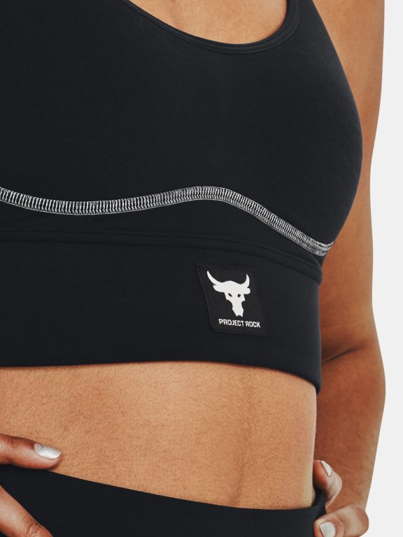 Podprsenka Under Armour Project Rock Infty Mid Bra Wmn Black