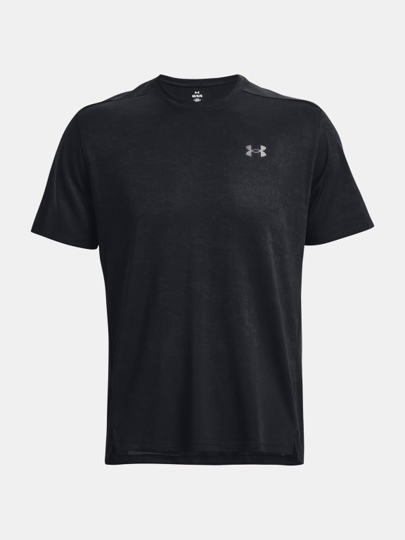 Triko Under Armour Tech Vent Jacquard SS Man Black