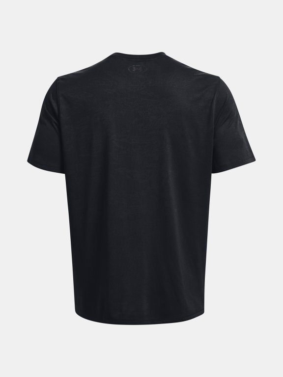 Triko Under Armour Tech Vent Jacquard SS Man Black