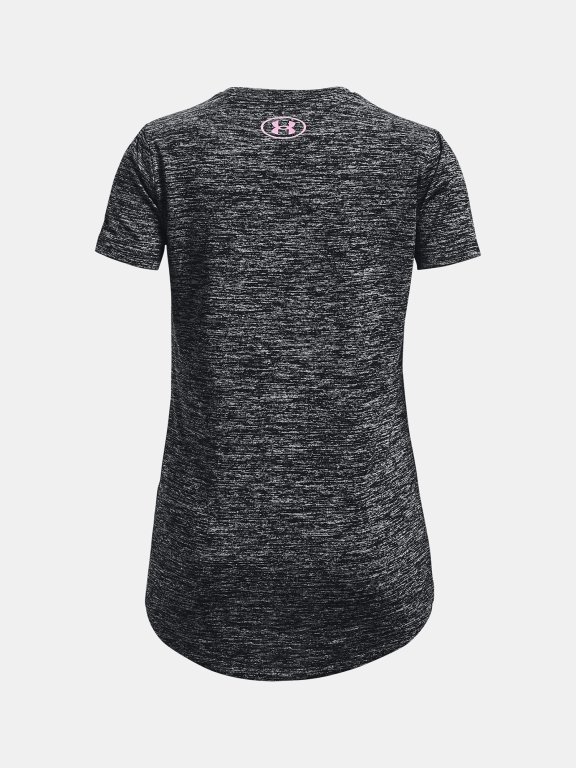 Футболка Under Armour Tech BL Twist SS Jr black