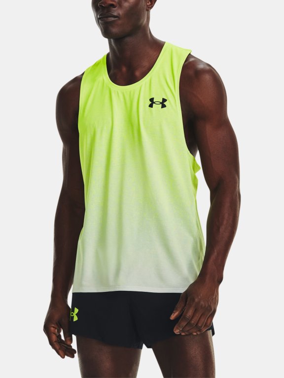 Tílko Under Armour Rush Cicada Singlet Man Green