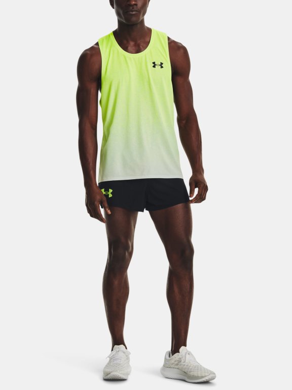 Tílko Under Armour Rush Cicada Singlet Man Green