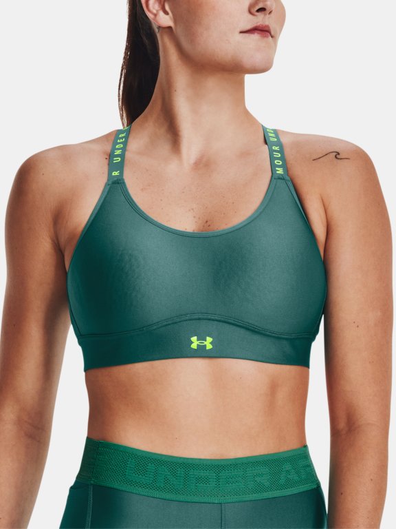 Podprsenka Under Armour Infinity Mid Covered Wmn Green