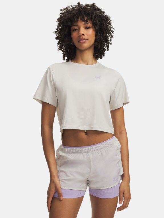 Tričko Under Armour Explor Trail Run Graphic Wmn white