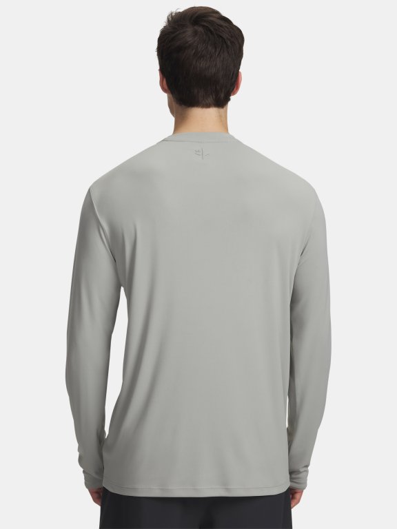 Triko Under Armour Explor IsoChill UPF LS Man Gray
