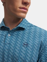 Triko Under Armour Drive Chill Printed Polo Man Blue