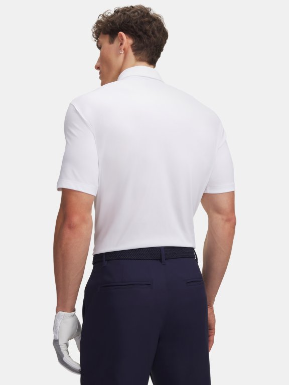 Triko Under Armour ArmourDry Horizon Polo Man White