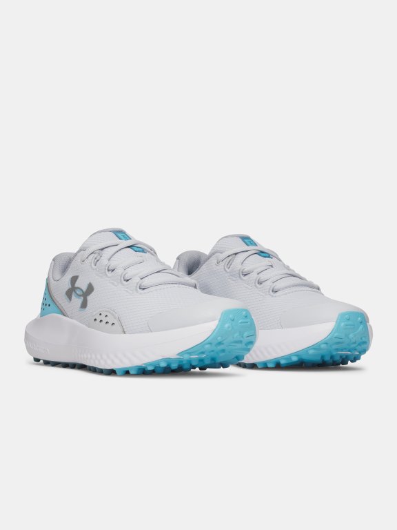 Topánky Under Armour Y Surge Golf Uni gray green