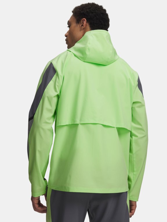 Bunda Under Armour Velociti Storm Hooded Jkt Man Green