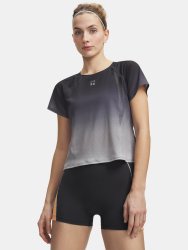 Triko Under Armour Halo Run Shortsleeve Wmn Gray