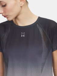 Triko Under Armour Halo Run Shortsleeve Wmn Gray