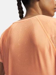 Triko Under Armour Halo Run Shortsleeve Wmn Orange