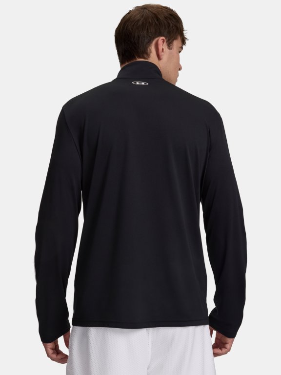 Triko Under Armour Tech Taping 1/2 Zip Man Black