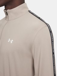 Triko Under Armour Tech Taping 1/2 Zip Man Brown