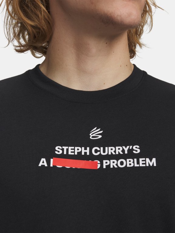 Under Armour Curry Citácia Tee Man black