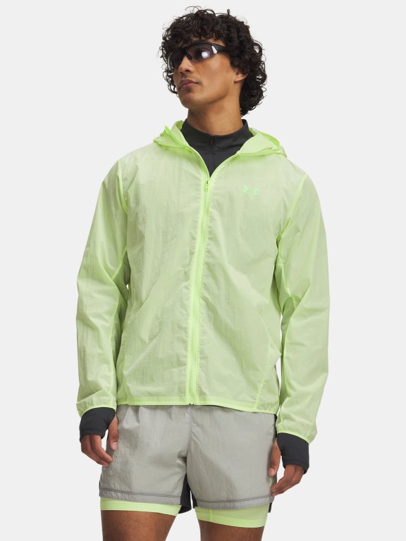 Bunda Under Armour Explor Trail Run WindShell Man Green