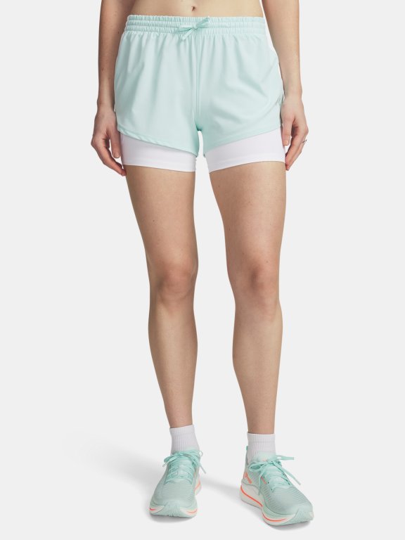 Kraťasy Under Armour Velociti Pro 4in 2n1 Short Wmn Green