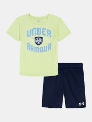 Súprava Under Armour Rival Short Set Jr gray green
