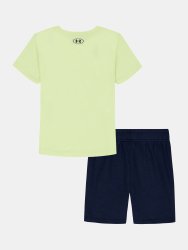 Súprava Under Armour Rival Short Set Jr gray green