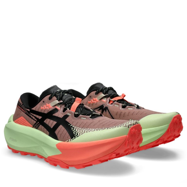 Кросівки Asics Trabuco Max 5 M - коричнева/помаранчева/зелена