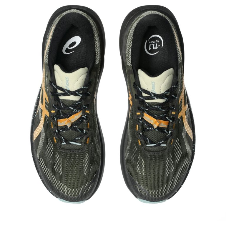 Topánky Asics Trabuco 14 M - dark green/orange