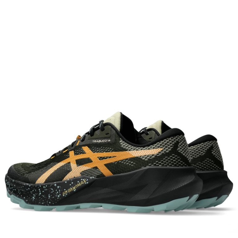 Topánky Asics Trabuco 14 M - dark green/orange