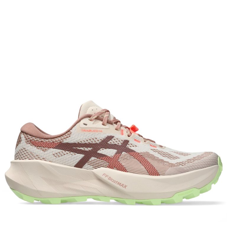 Obuv Asics Trabuco 14 W - růžová/zelená