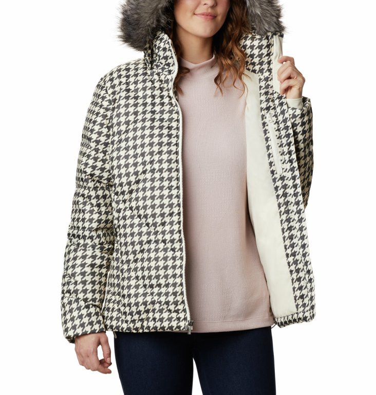 Куртка Columbia Icy Heights™ II Down Jacket W - білий/чорний