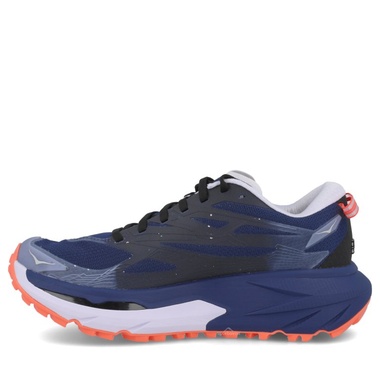 Кросівки Hoka Mafate 5 W - синьо/помаранчеві