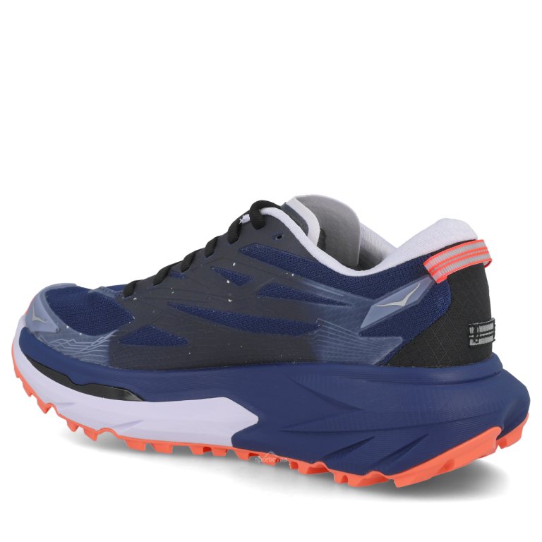 Кросівки Hoka Mafate 5 W - синьо/помаранчеві