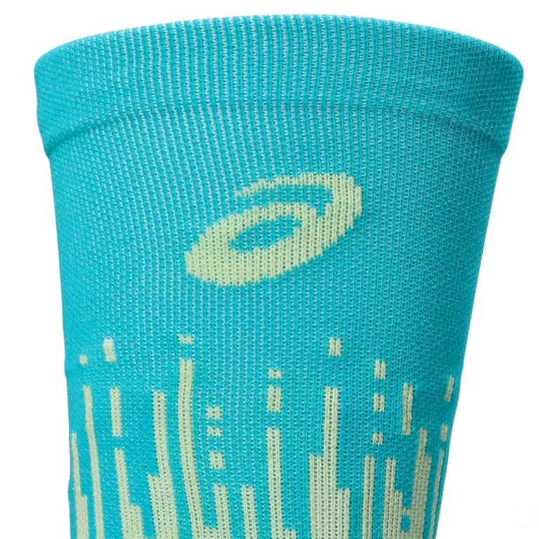 Ponožky Asics Performance Run Sock Crew - modré/žlté