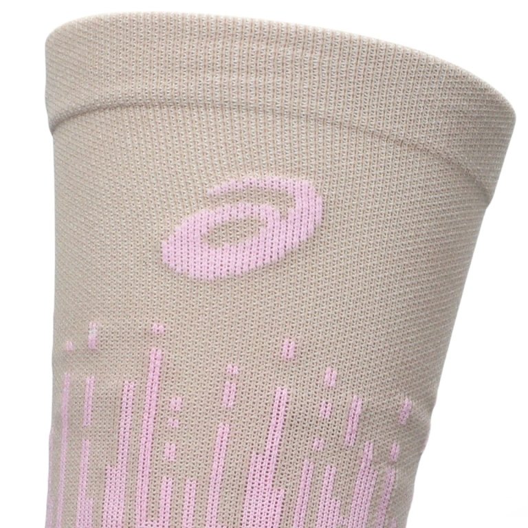 Ponožky Asics Performance Run Sock Crew - ružová/béžová