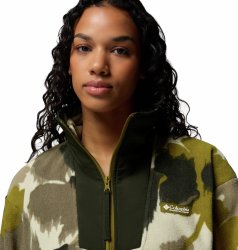 Mikina Columbia Sequoia Grove™ Printed Half Zip W - zelená