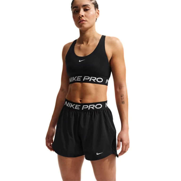 Šortky Nike Pro 2v1 W - čierna/biela
