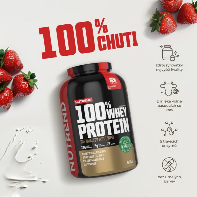 Nutrend 100% Whey Protein 800 g - čokoláda+kokos