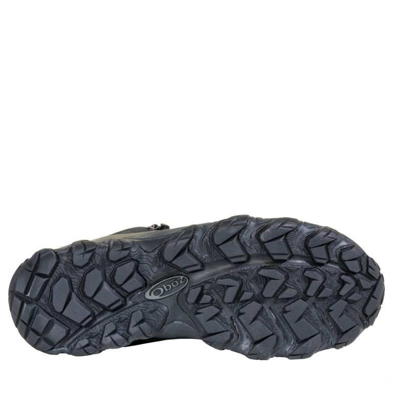 Topánky Oboz Bridger Mid B-DRY Wide M - black