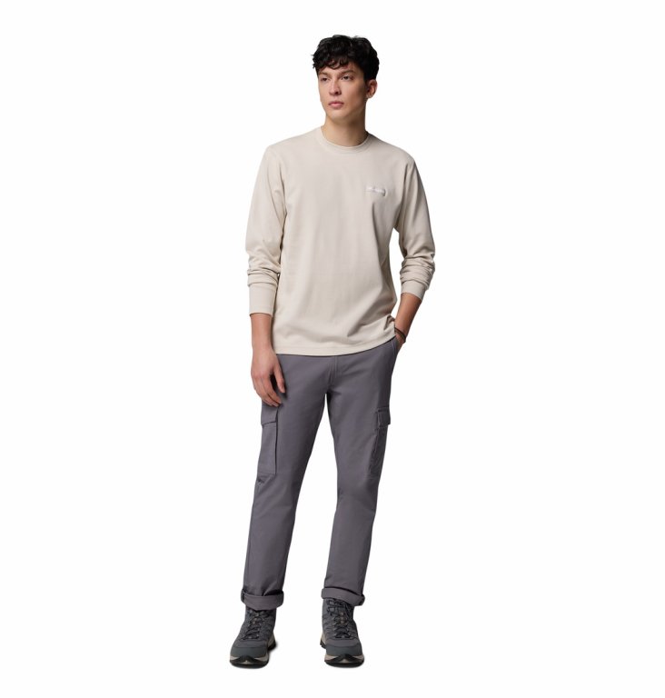 Tričko Columbia Planetary Point™ LS Graphic Tee M - béžová