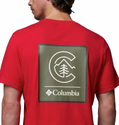 Футболка Columbia CSC™ з логотипом на спині M - червоний