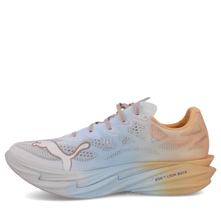 Кросівки Puma Deviate Nitro Elite 4 RC M - блакитно/помаранчеві